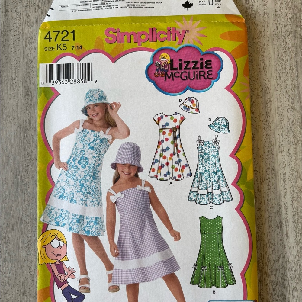 Bundle of Six Simplicity Children’s Sewing Patterns